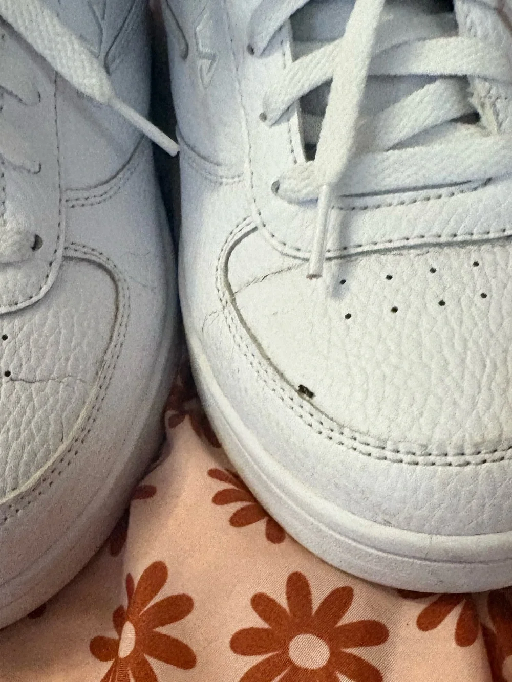 Fila White High-Top Lace-Up Sneakers with Ankle Strap